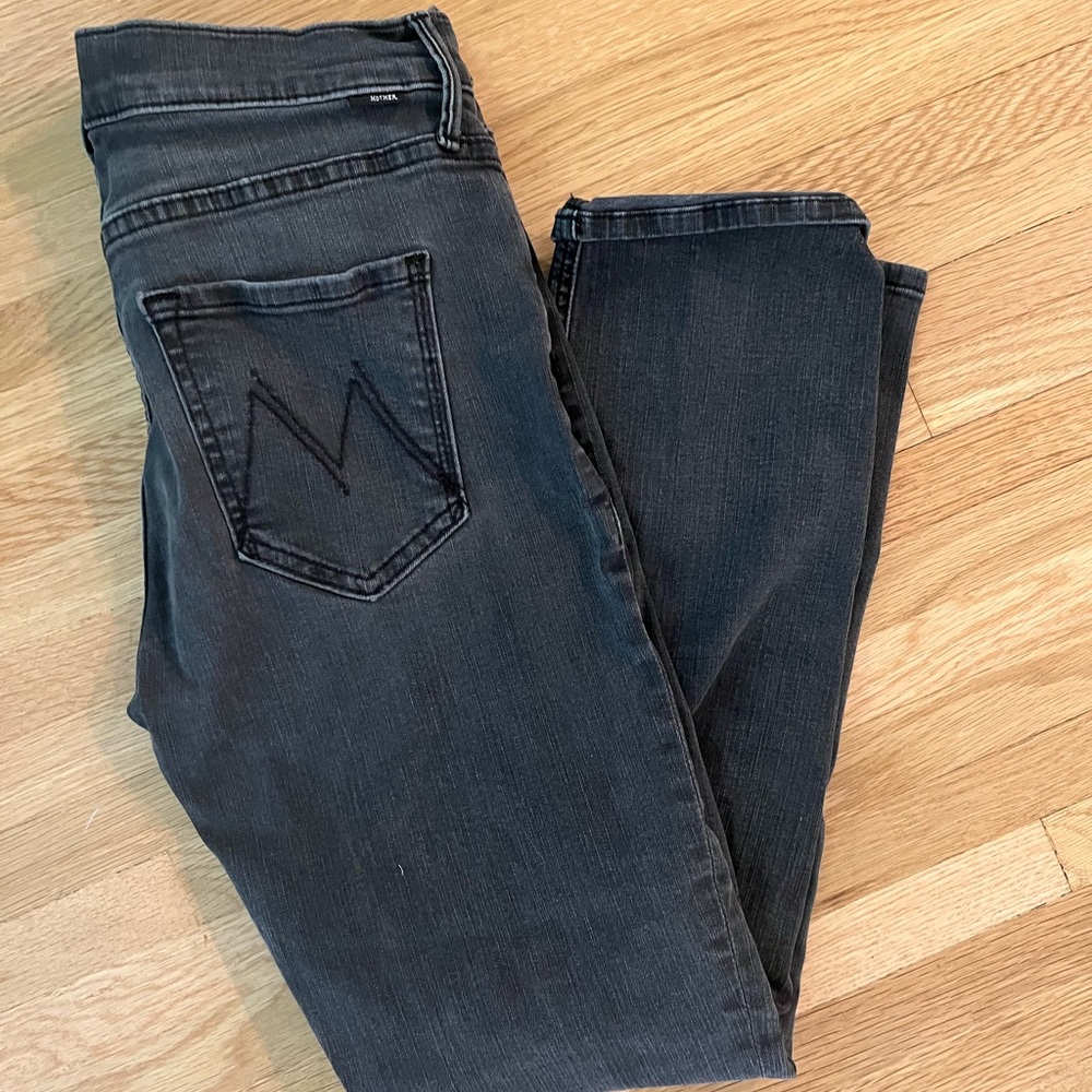 Mother Mid Rise Dazzler Ankle